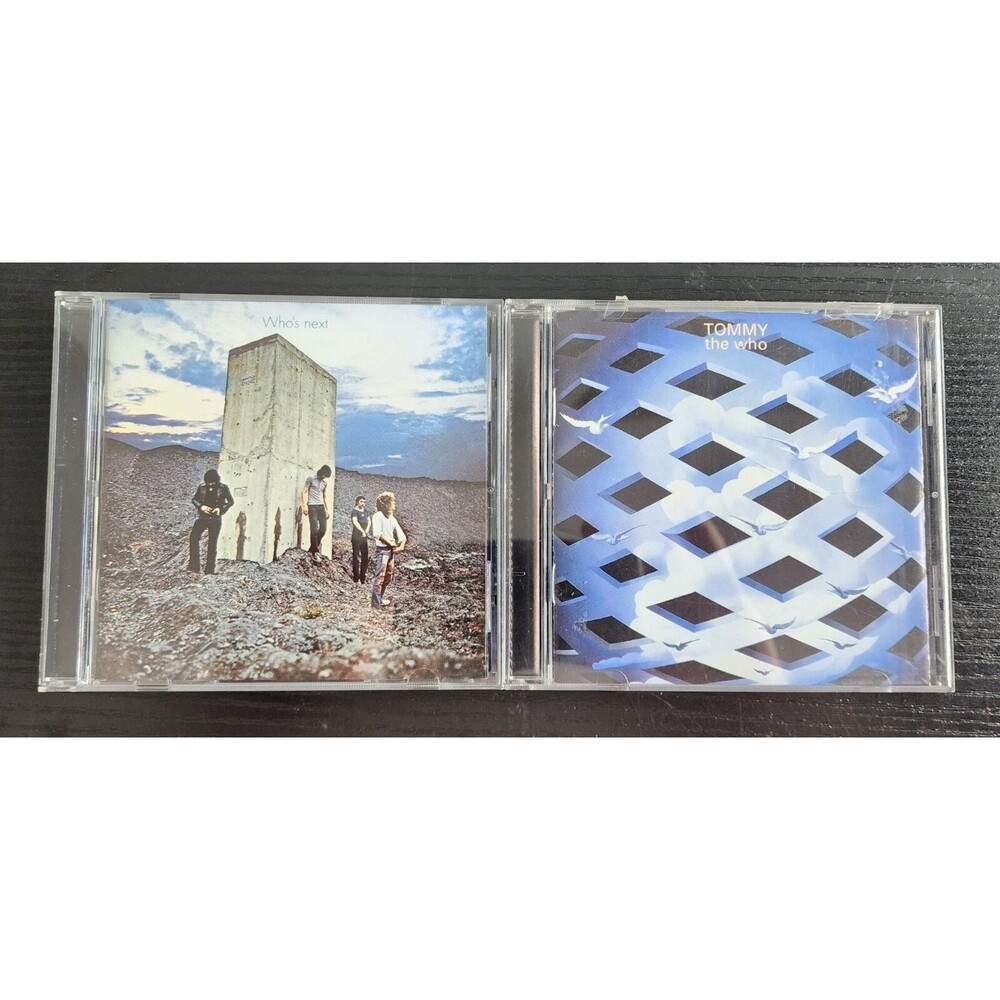 The Who Lot of 2 CDs 1995 Whos Next MCAD-11269 and 1996 Tommy MCAD-11417
